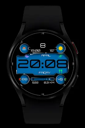 Black colors Watch Face screenshot 5