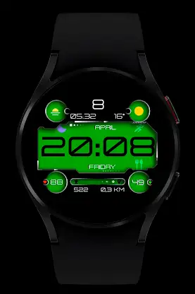 Black colors Watch Face screenshot 1
