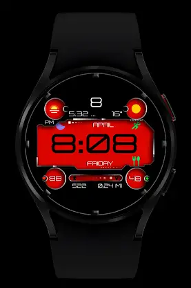 Black colors Watch Face screenshot 4