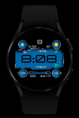 Black colors Watch Face screenshot 2
