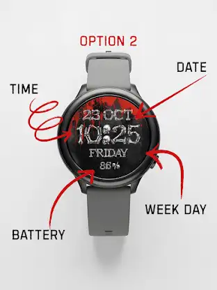 Halloween Bones Watch Face screenshot 3