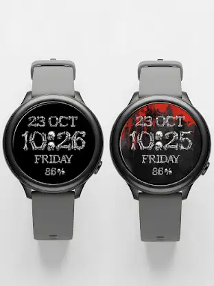 Halloween Bones Watch Face screenshot 1