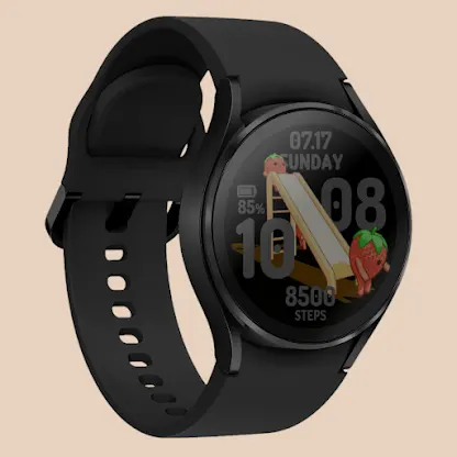 Slide Strawberry Watch face screenshot 5