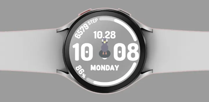 Curious Pigeon Watch face — Android app banner