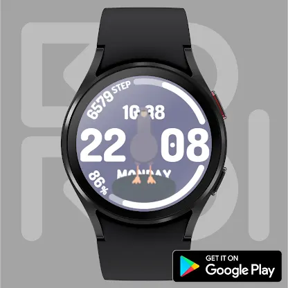 Curious Pigeon Watch face screenshot 1