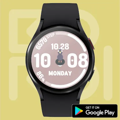 Curious Pigeon Watch face screenshot 6