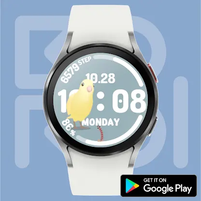 Wiggle Cockatiel Watch face screenshot 6