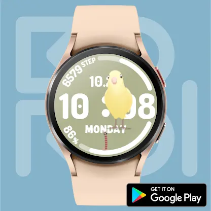 Wiggle Cockatiel Watch face screenshot 2
