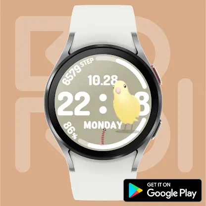 Wiggle Cockatiel Watch face screenshot 3