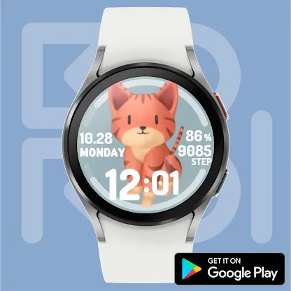 Pixy Cat Watch face screenshot 6