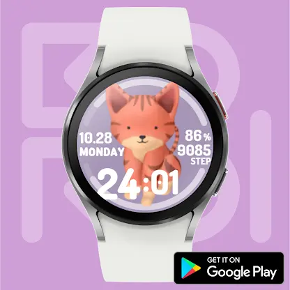 Pixy Cat Watch face screenshot 8