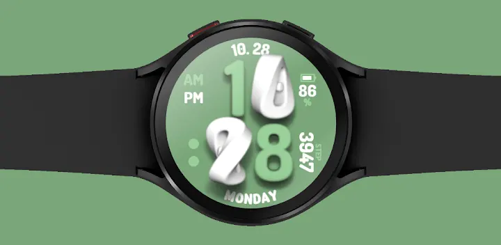 Dynamic Number Watch face — Android app banner