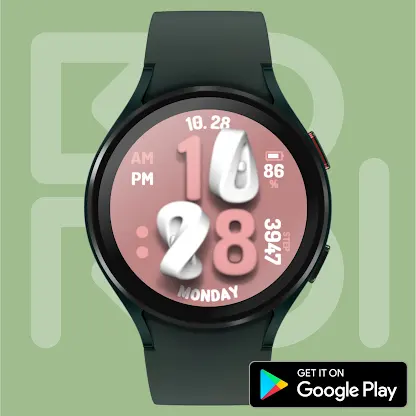 Dynamic Number Watch face screenshot 4