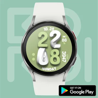 Dynamic Number Watch face screenshot 1