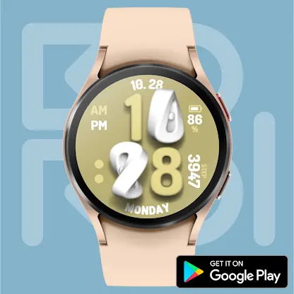 Dynamic Number Watch face screenshot 2