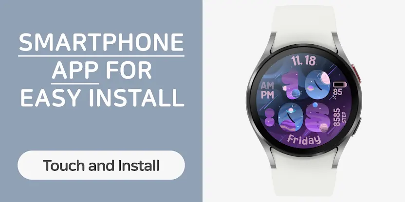 SpaceNumber Watchface screenshot 2