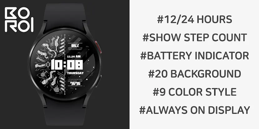Futuristic Watchface screenshot 1