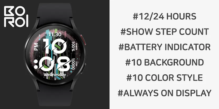 Cyberfunk Watchface screenshot 1