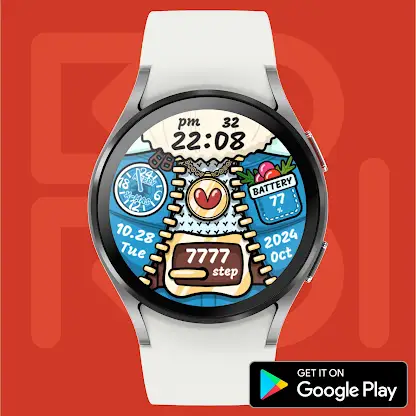 Riding Santa Watch face screenshot 5