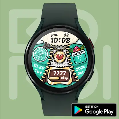 Riding Santa Watch face screenshot 4