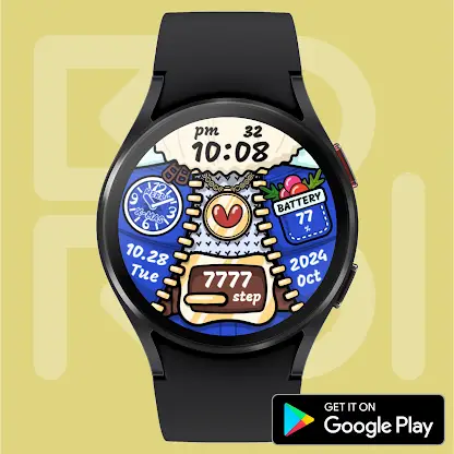 Riding Santa Watch face screenshot 7