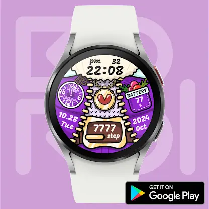 Riding Santa Watch face screenshot 8