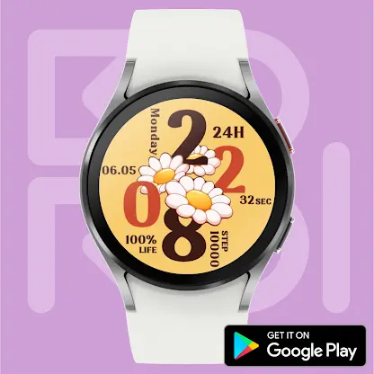 Yellow Flower Drawing Watch screenshot 7