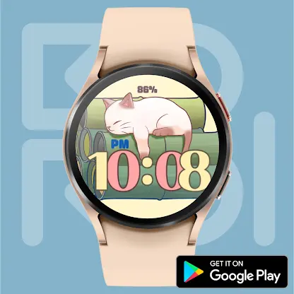 Bamboo Cat Drawing Watch screenshot 1