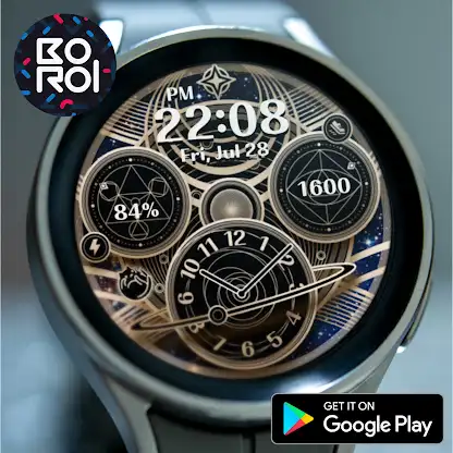 Orbital Star Watchface screenshot 1