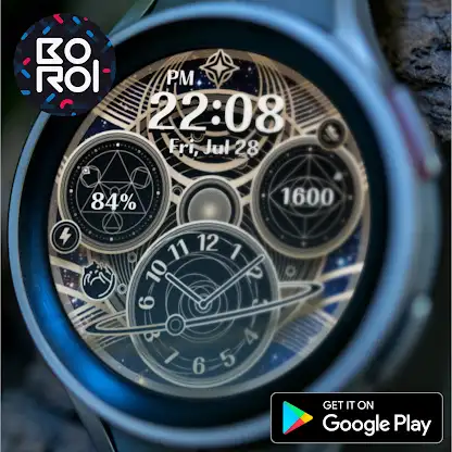 Orbital Star Watchface screenshot 8