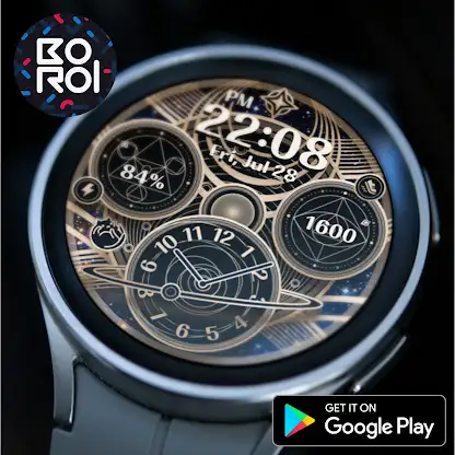 Orbital Star Watchface screenshot 5