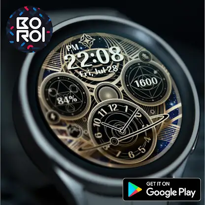 Orbital Star Watchface screenshot 6