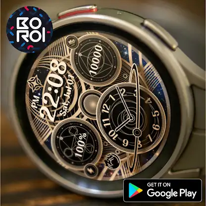 Orbital Star Watchface screenshot 7