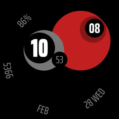 Bubble_Z - Wear OS watchface screenshot 5