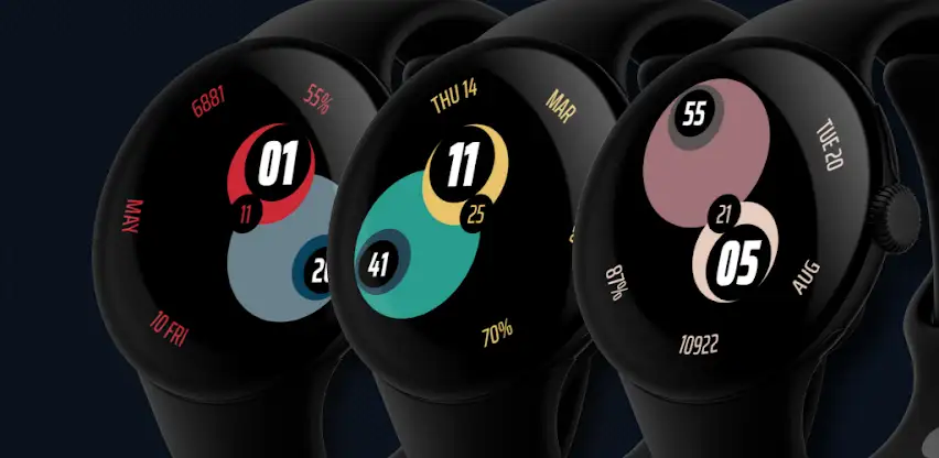 Bubble_Z - Wear OS watchface screenshot 1