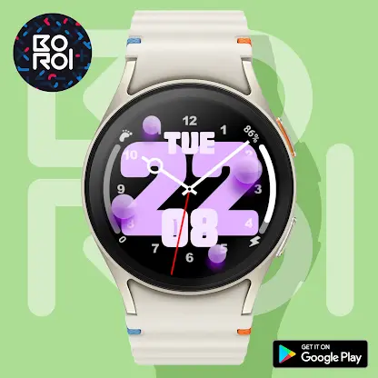 Bubbly Time Watchface screenshot 5