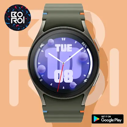 Bubbly Time Watchface screenshot 4