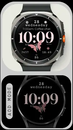 Butterfly simple watch face screenshot 6