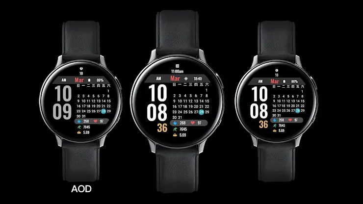 ZKin Watch Calendar Widget（中式） screenshot 1