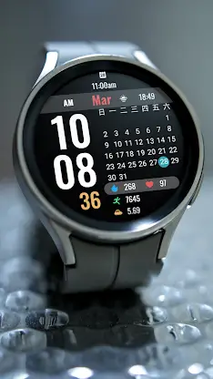 ZKin Watch Calendar Widget（中式） screenshot 5