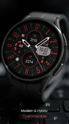 Carbon v10 Hybrid Watch Face screenshot 6
