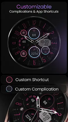 Carbon v10 Hybrid Watch Face screenshot 4