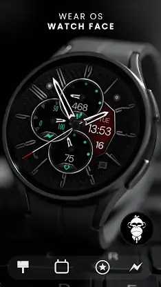 Carbon v7 analog watch face screenshot 5