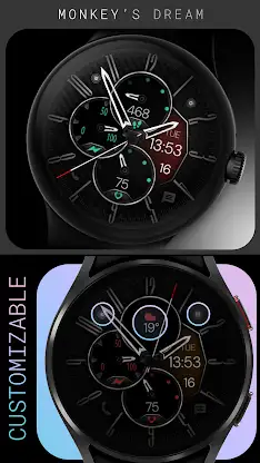 Carbon v7 analog watch face screenshot 3