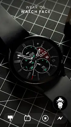 Carbon v7 analog watch face screenshot 1
