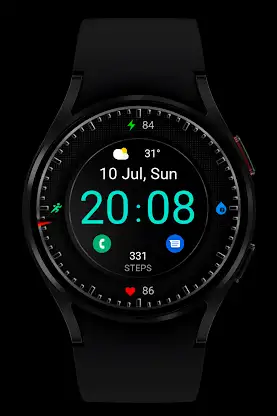 Carbo Watch Face Wear OS screenshot 5