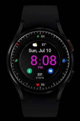 Carbo Watch Face Wear OS screenshot 4