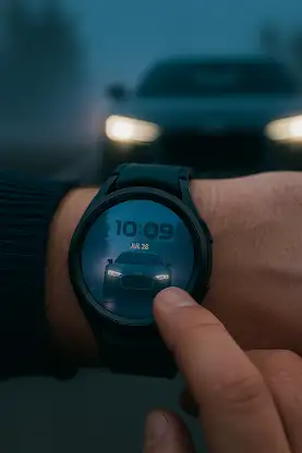 Dynamic Car Lights Watch Face screenshot 2