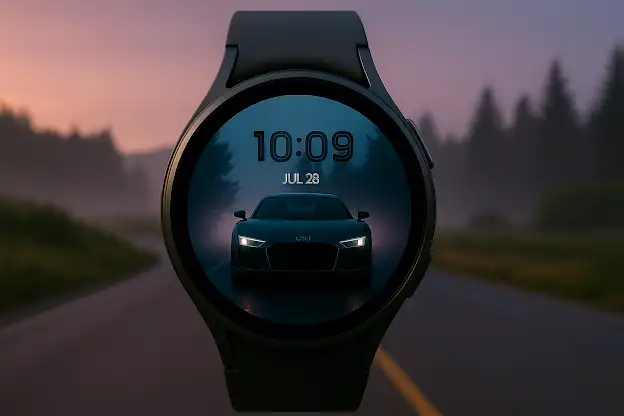 Dynamic Car Lights Watch Face screenshot 3