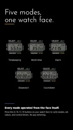 CELEST5660 Retro Digital Watch screenshot 1